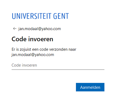 CAS login OTP verification